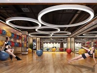 瑜伽健身俱乐部实景效果室内图片-第818期