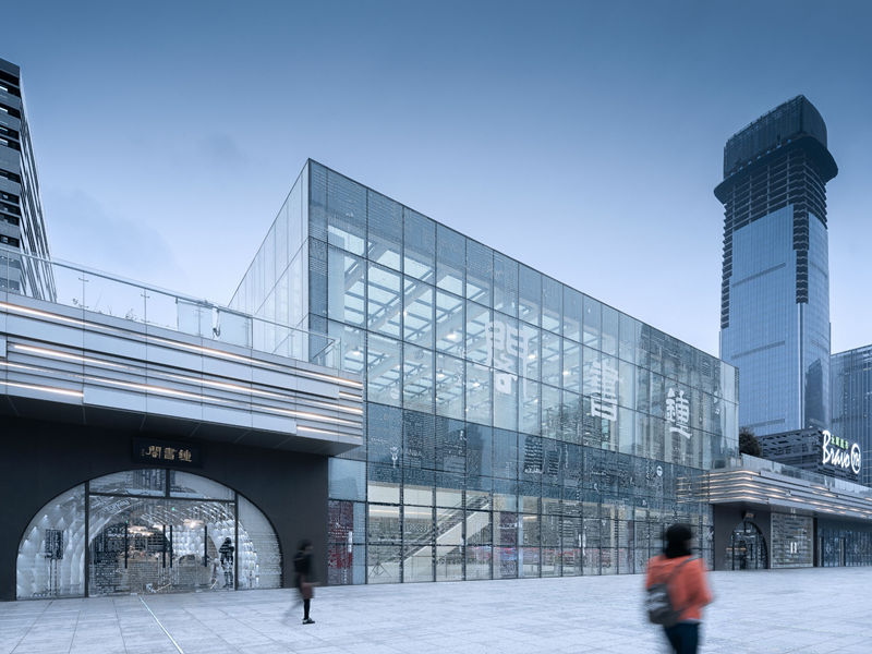 大型图书馆室内藏书展览展示效果-第1305期