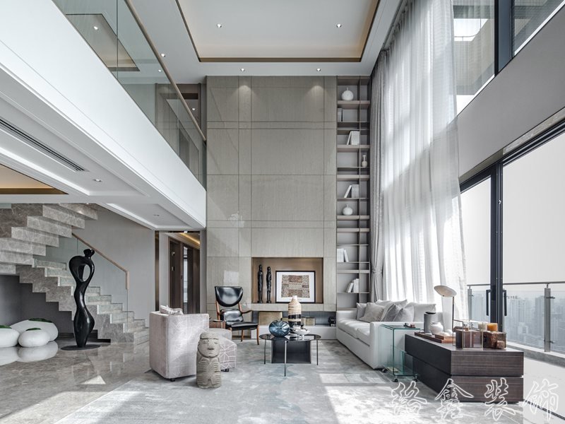 现代风格别墅室内装修装饰效果展示-第1041期