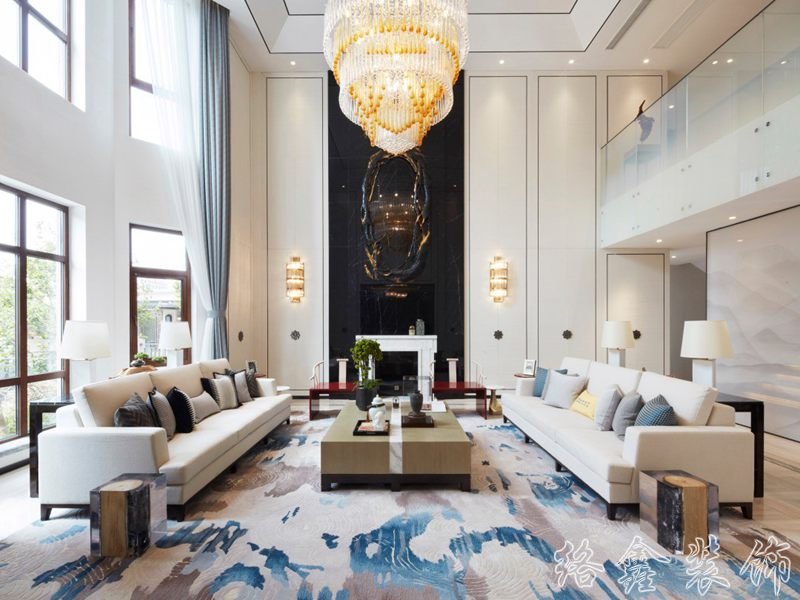 中式风格别墅室内装修装饰效果展示-第1096期