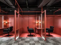 美发旗舰店室内装修装饰设计效果-1123-05