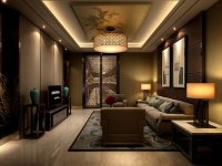 中式风格会所室内装修装饰设计效果-1170-08
