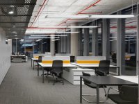 后现代科技感办公室装修装饰设计-1519-05