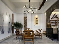 中式风格办公室装修装饰设计效果-1598-03