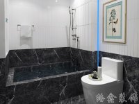 混搭风格家居装修装饰室内设计效果-A623-6