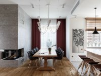 现代风格家居装修装饰室内设计效果-A8059-3