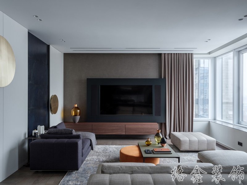 现代轻奢家居装修装饰室内设计效果-D218