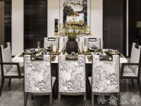 中式风格家居装修装饰室内设计效果-H806-6